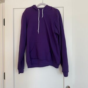 Bella & Canva Purple Unisex Hoodie